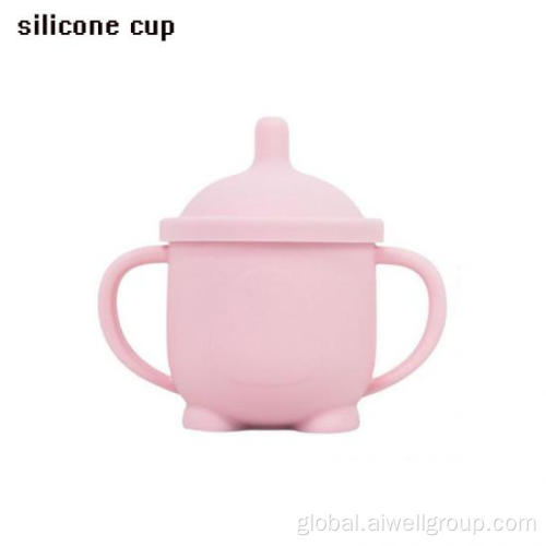 Baby Silicone Sippy Cup Food Grade Silicone Baby Cup Children's Pacifier Cup Factory